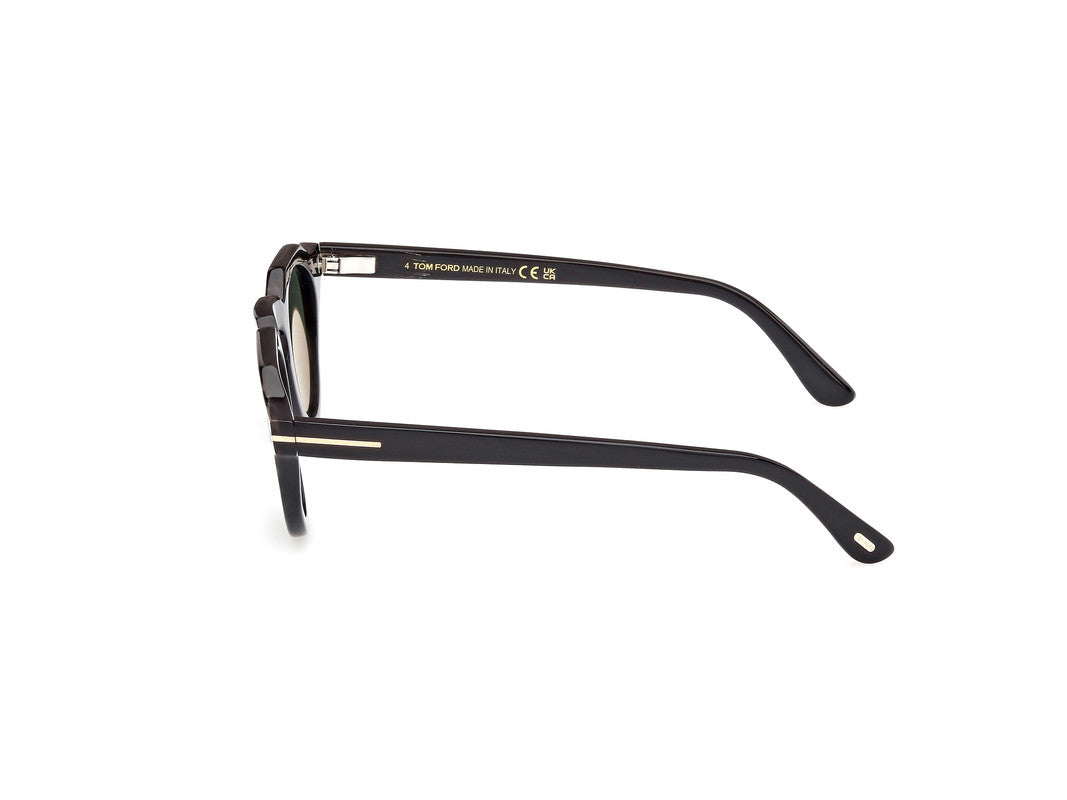 Black/Horn Male Sunglasses Tom Ford Private Collection 889214488343