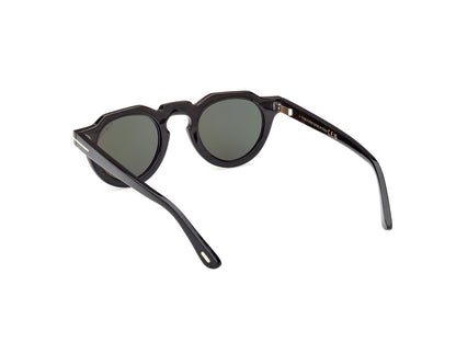 Black/Horn Male Sunglasses Tom Ford Private Collection 889214488343