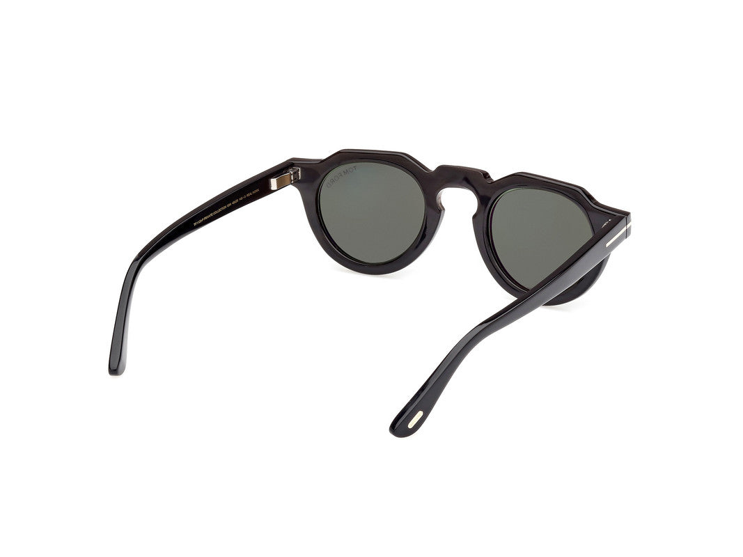 Black/Horn Male Sunglasses Tom Ford Private Collection 889214488343