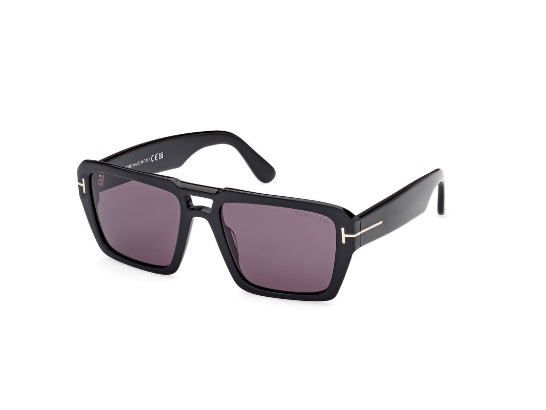 Shiny Black Male Sunglasses Tom Ford 889214520401