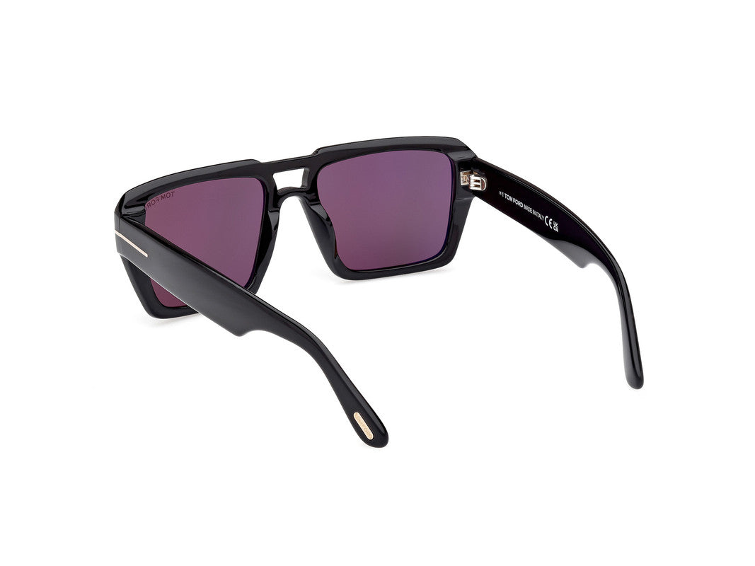 Shiny Black Male Sunglasses Tom Ford 889214520401