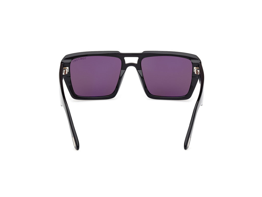 Shiny Black Male Sunglasses Tom Ford 889214520401
