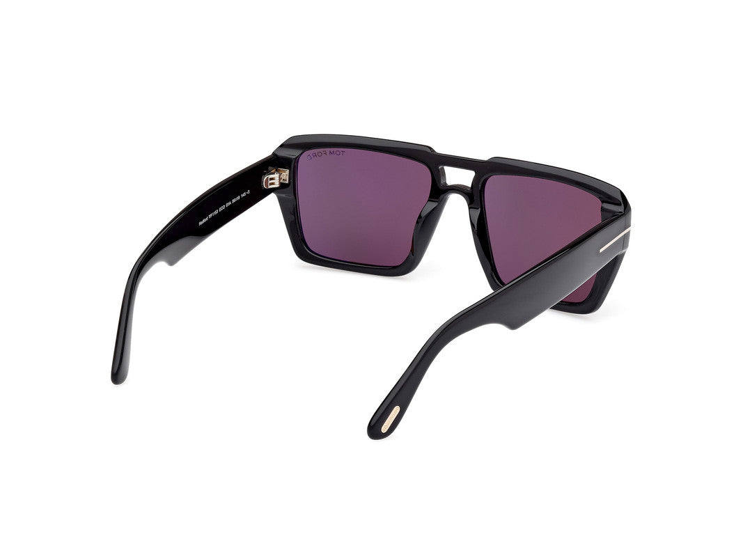 Shiny Black Male Sunglasses Tom Ford 889214520401