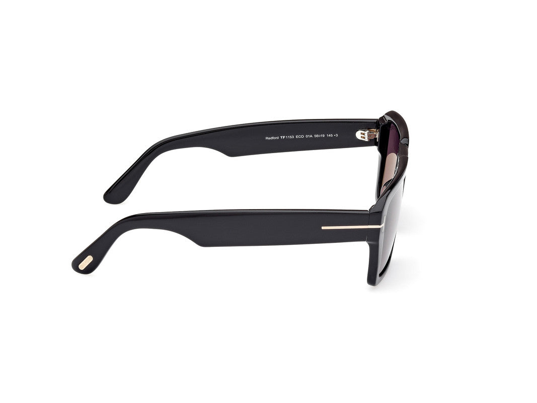 Shiny Black Male Sunglasses Tom Ford 889214520401