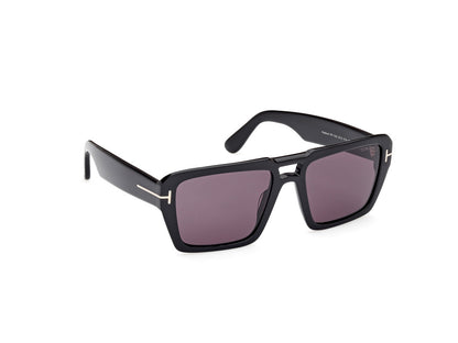 Shiny Black Male Sunglasses Tom Ford 889214520401