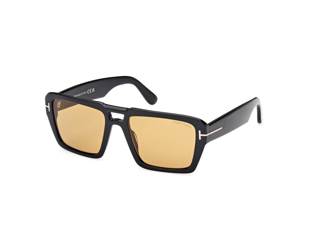 Shiny Blac Male Sunglasses Tom Ford 889214520418