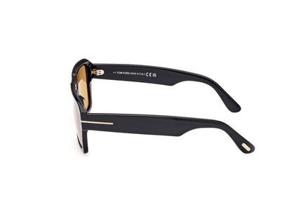 Shiny Blac Male Sunglasses Tom Ford 889214520418