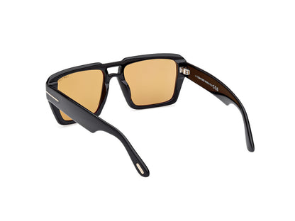 Shiny Blac Male Sunglasses Tom Ford 889214520418