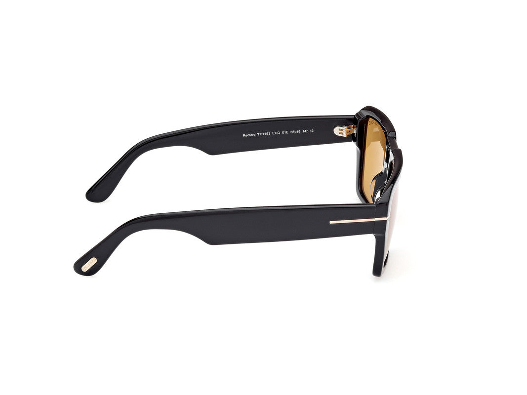 Shiny Blac Male Sunglasses Tom Ford 889214520418