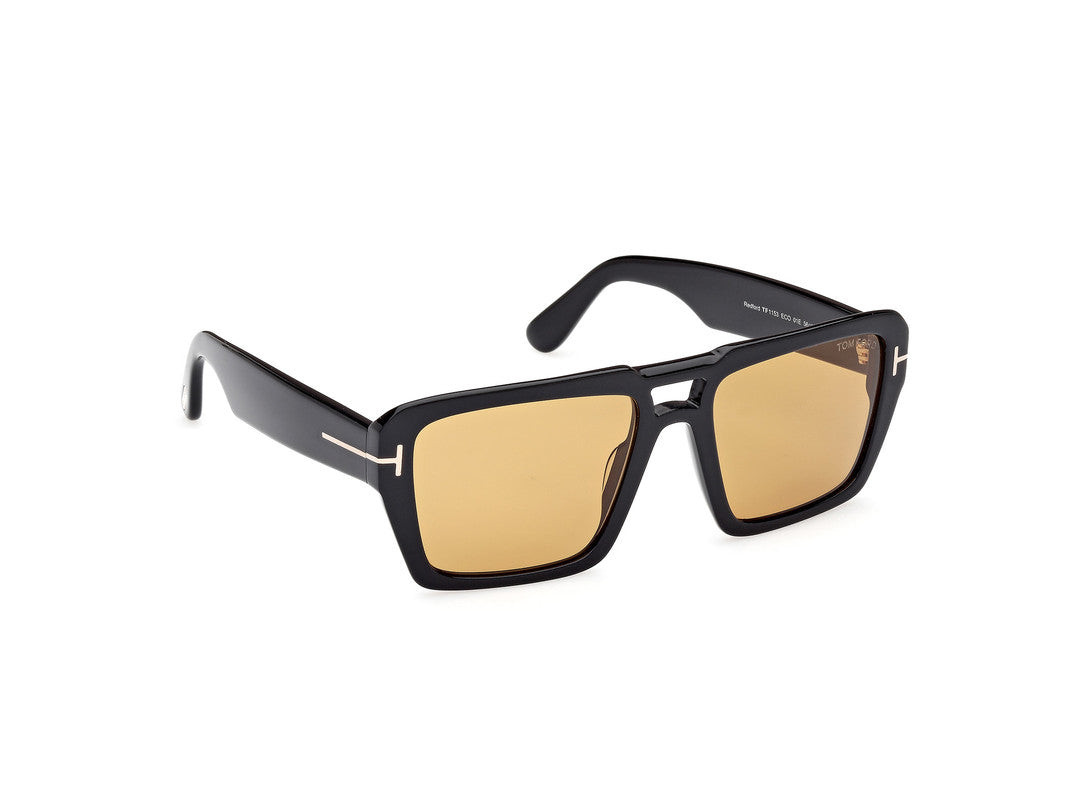 Shiny Blac Male Sunglasses Tom Ford 889214520418