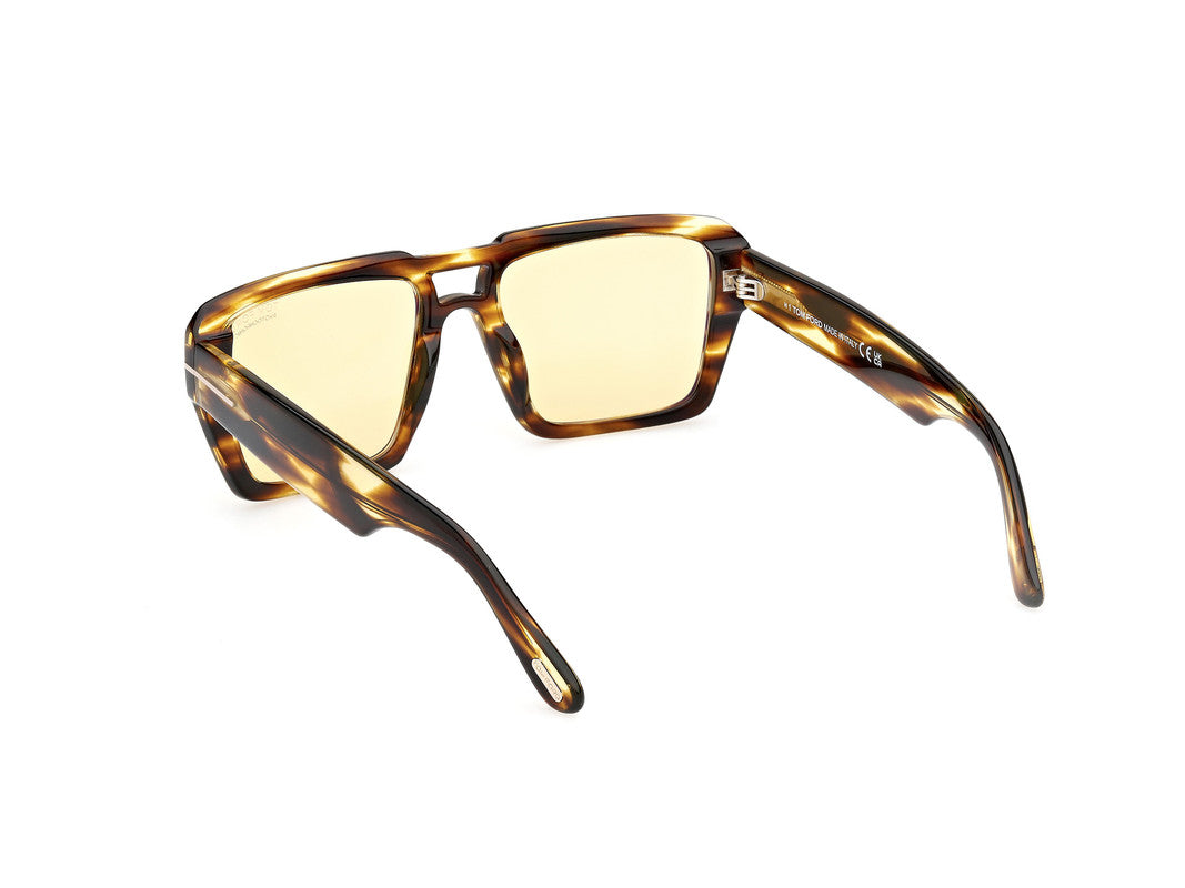 Dark Havana Male Sunglasses Tom Ford 889214520425