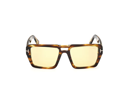 Dark Havana Male Sunglasses Tom Ford 889214520425