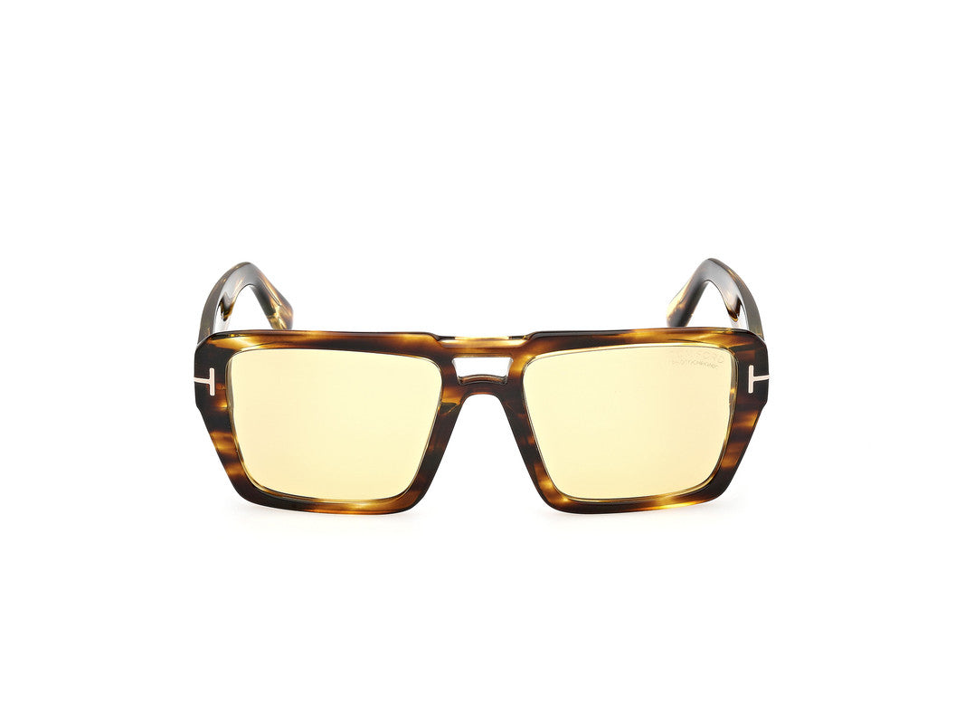 Dark Havana Male Sunglasses Tom Ford 889214520425