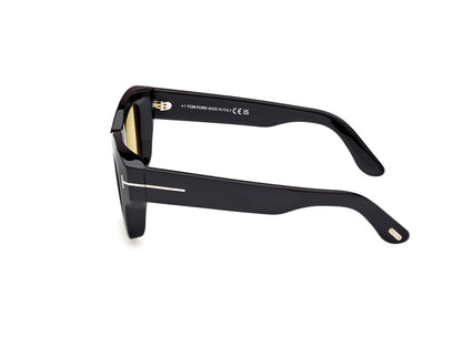 Shiny Black Male Sunglasses Tom Ford 889214520456