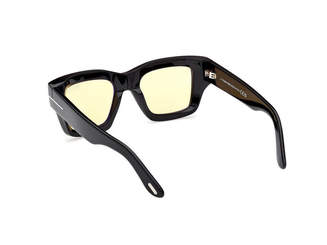 Shiny Black Male Sunglasses Tom Ford 889214520456