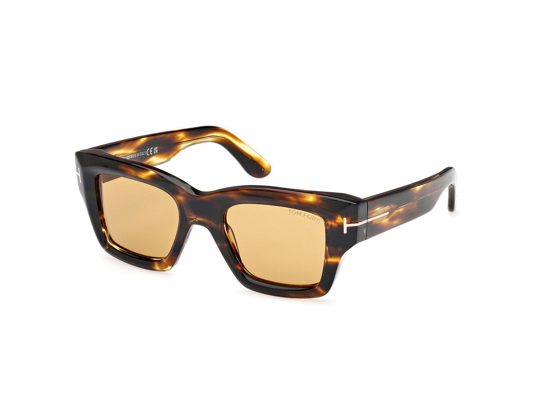 Dark Havana Male Sunglasses Tom Ford 889214520463