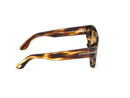 Dark Havana Male Sunglasses Tom Ford 889214520463