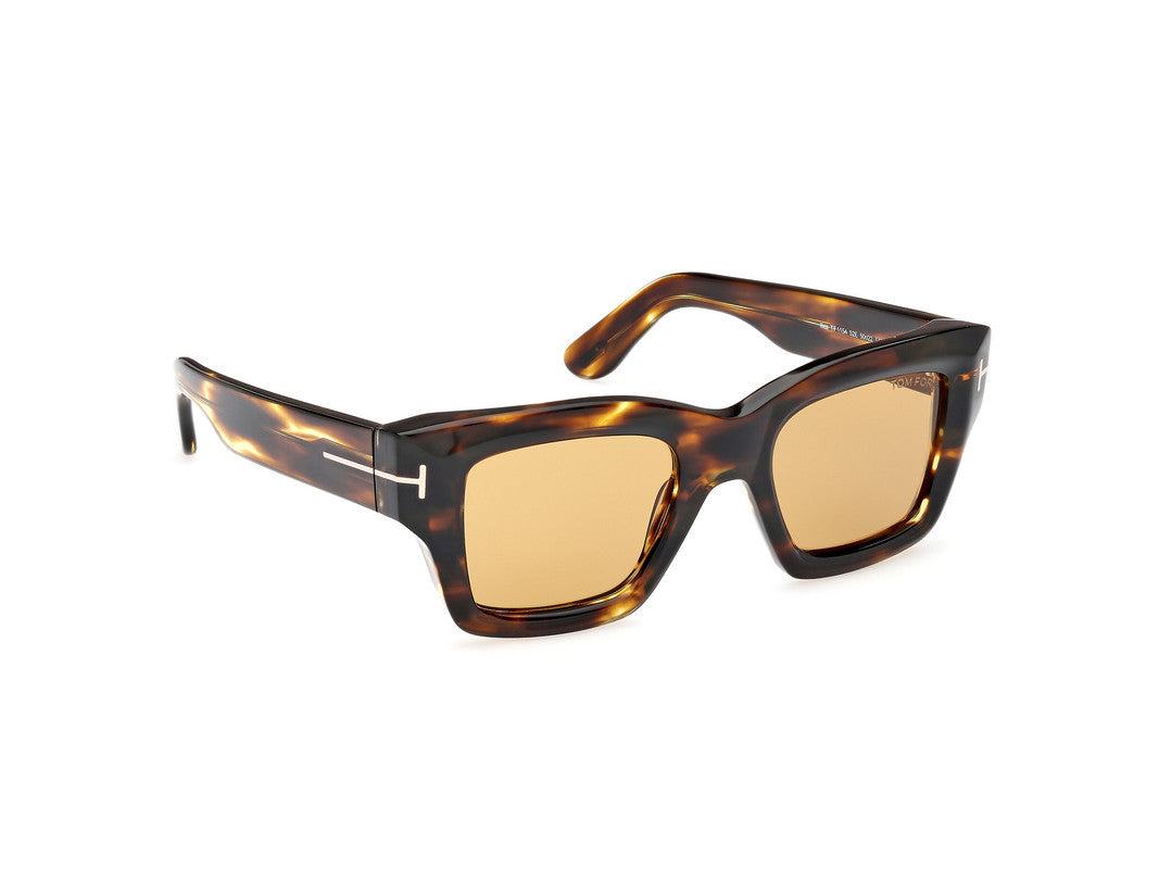 Dark Havana Male Sunglasses Tom Ford 889214520463