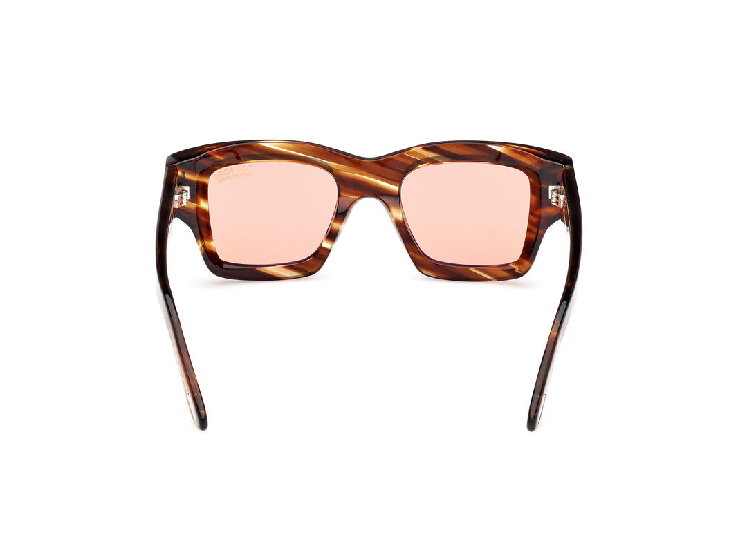 Coloured Havana Male Sunglasses Tom Ford 889214520470