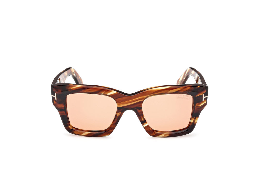 Coloured Havana Male Sunglasses Tom Ford 889214520470