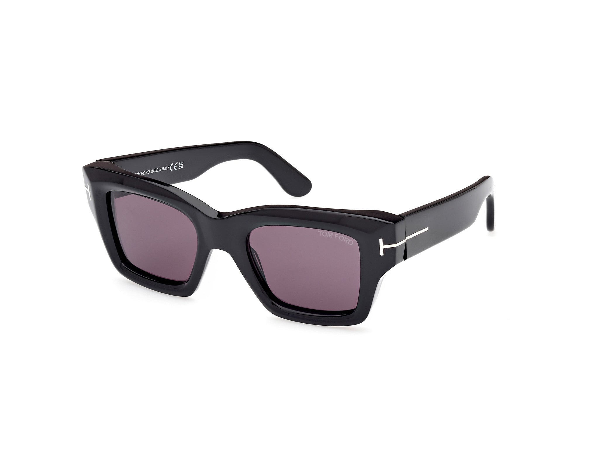 Shiny Black Male Sunglasses Tom Ford 889214520449