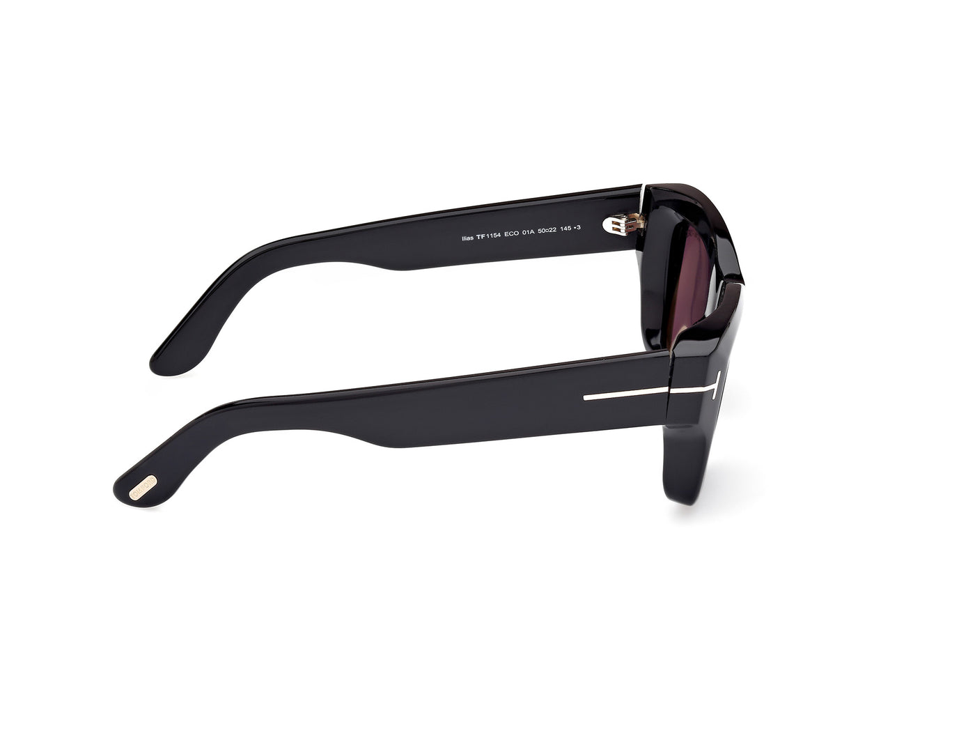 Shiny Black Male Sunglasses Tom Ford 889214520449