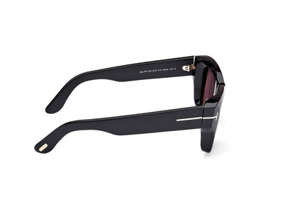 Shiny Black Male Sunglasses Tom Ford 889214520449