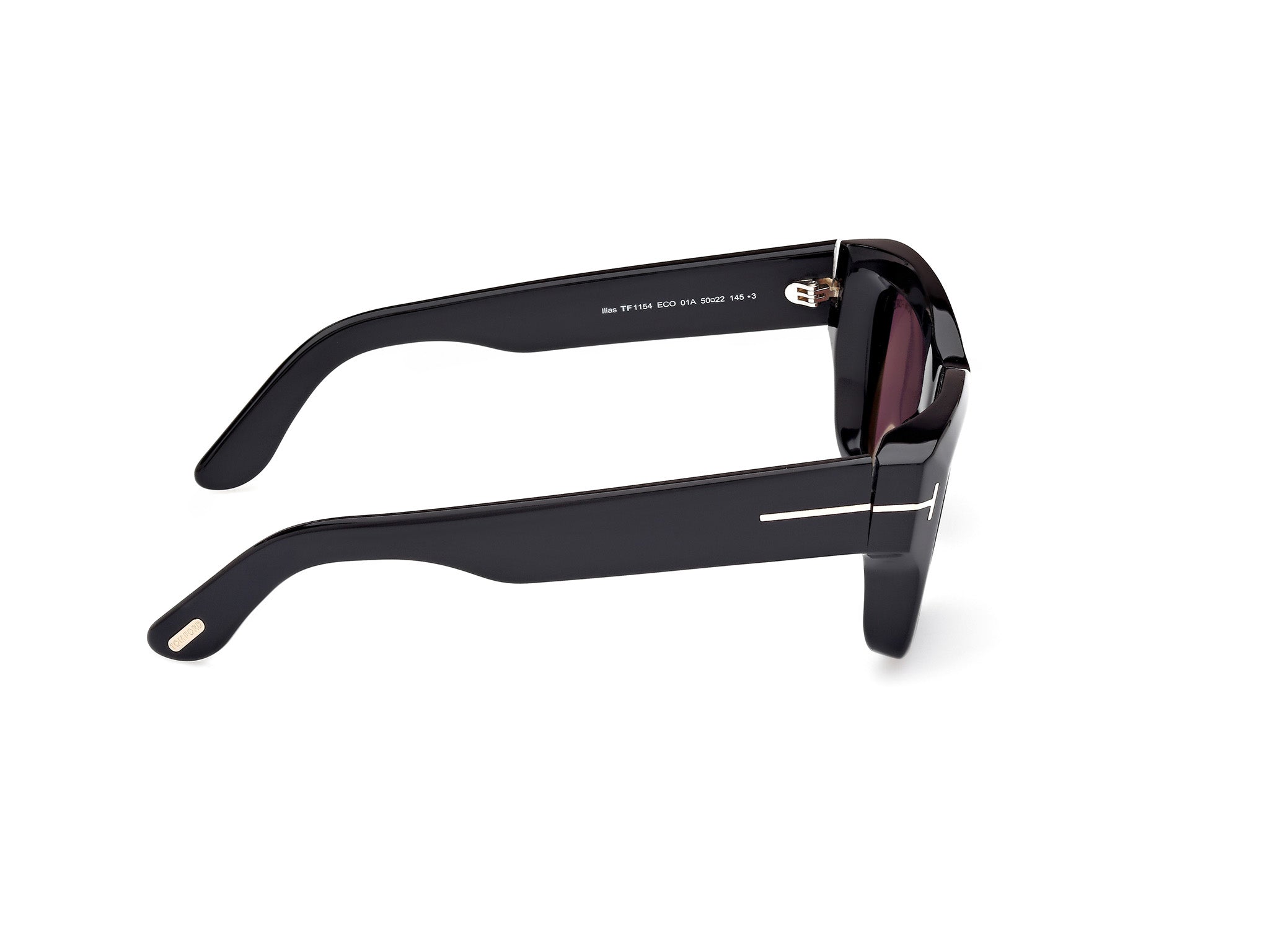 Shiny Black Male Sunglasses Tom Ford 889214520449