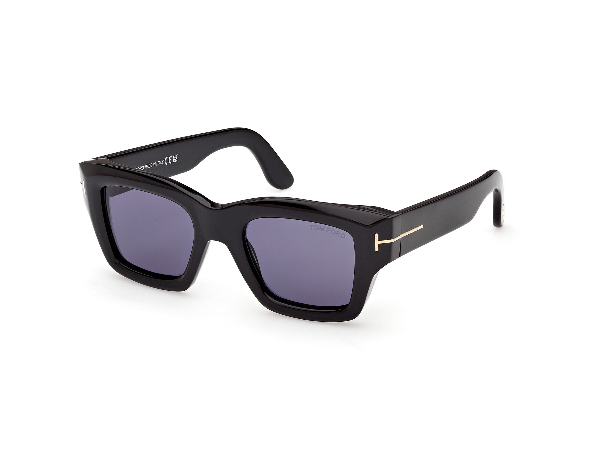Shiny Black Male Sunglasses Tom Ford 889214637543