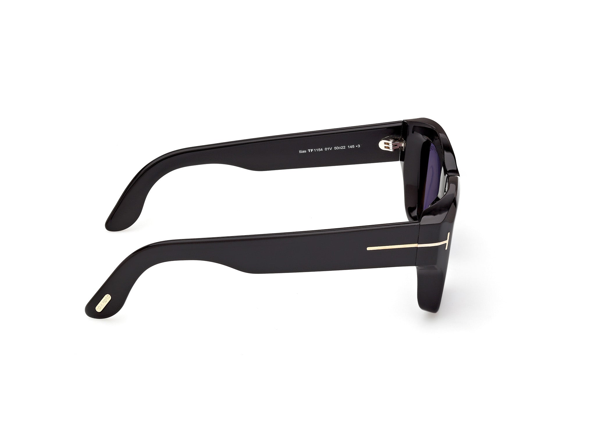 Shiny Black Male Sunglasses Tom Ford 889214637543