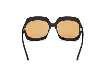 Shiny Black Female Sunglasses Tom Ford 889214524911