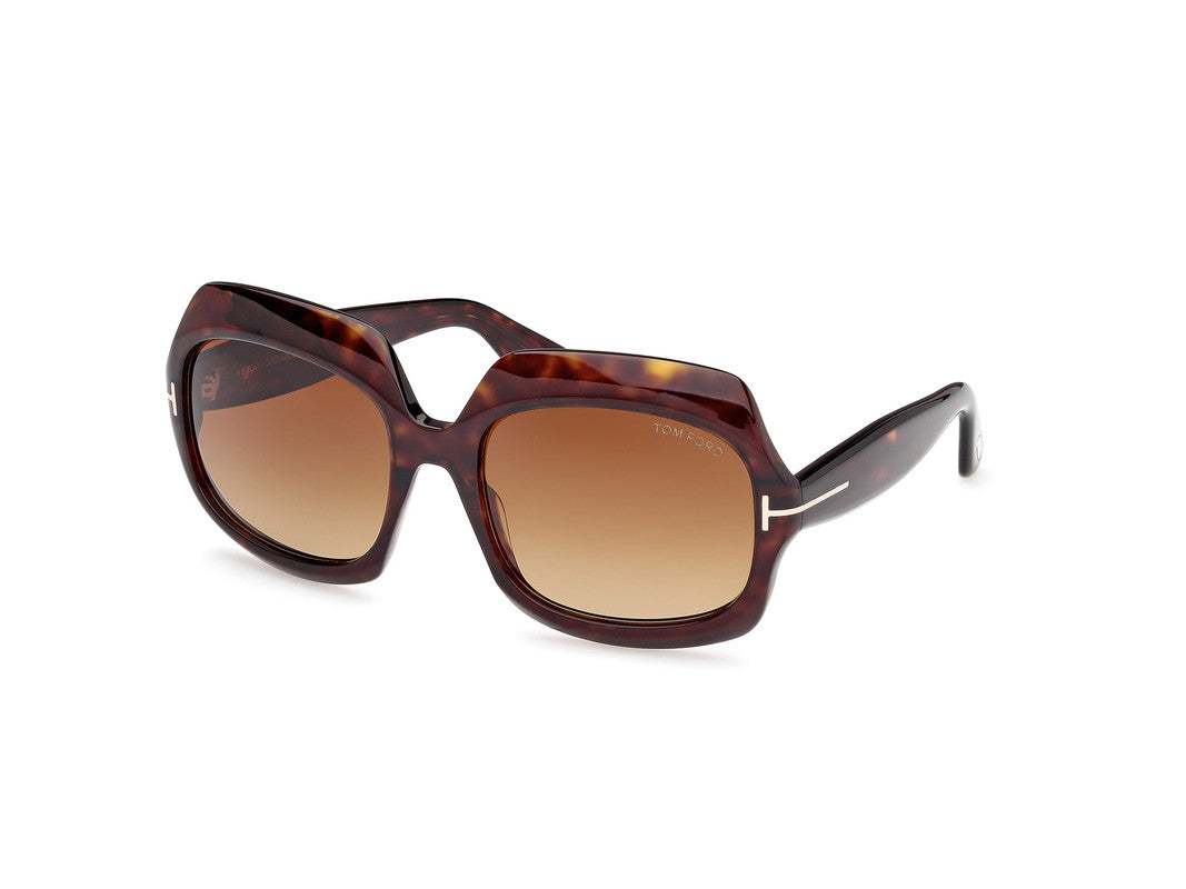 Dark Havana Female Sunglasses Tom Ford 889214524942
