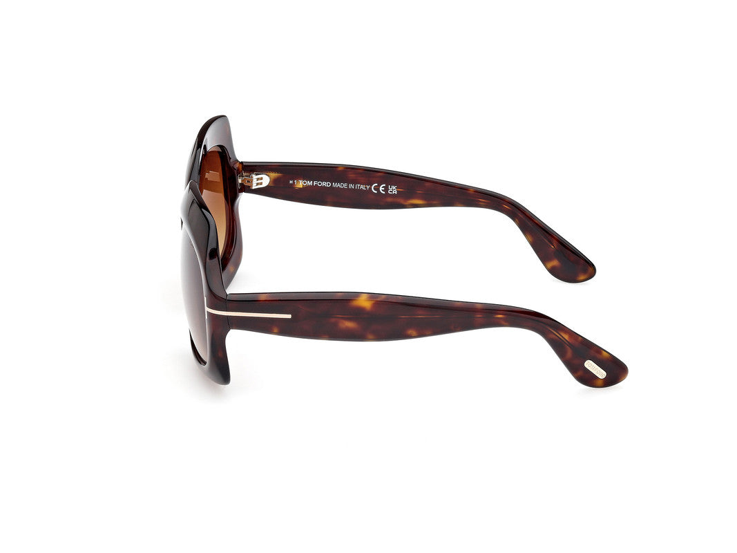 Dark Havana Female Sunglasses Tom Ford 889214524942