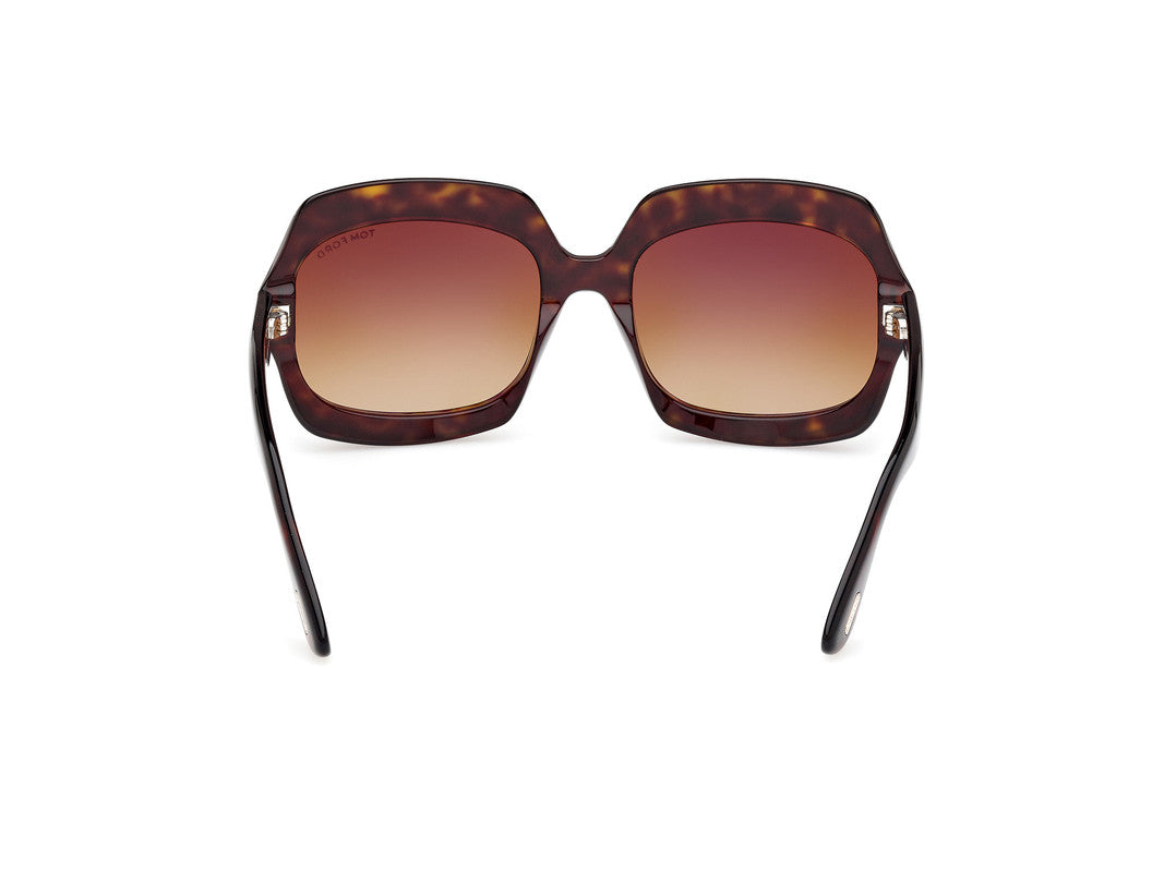 Dark Havana Female Sunglasses Tom Ford 889214524942