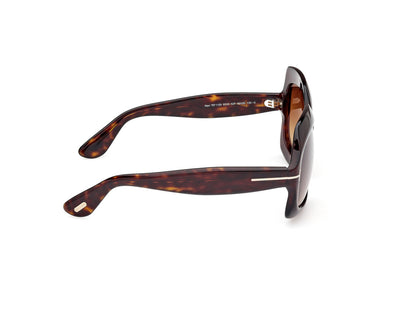 Dark Havana Female Sunglasses Tom Ford 889214524942