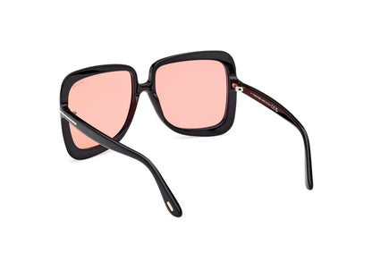 Shiny Black Female Sunglasses Tom Ford 889214524966