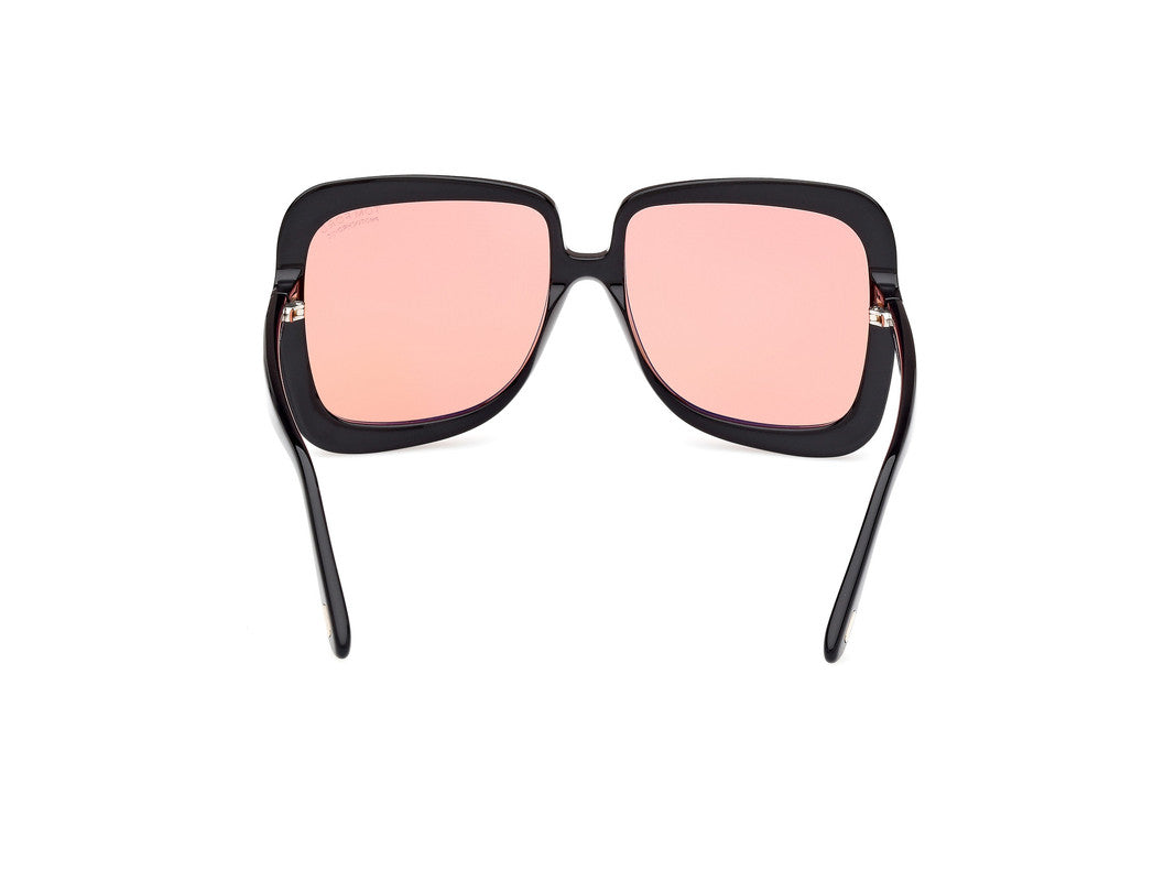 Shiny Black Female Sunglasses Tom Ford 889214524966