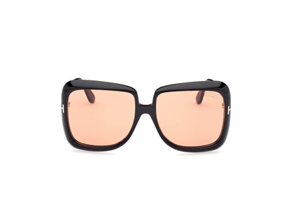Shiny Black Female Sunglasses Tom Ford 889214524966