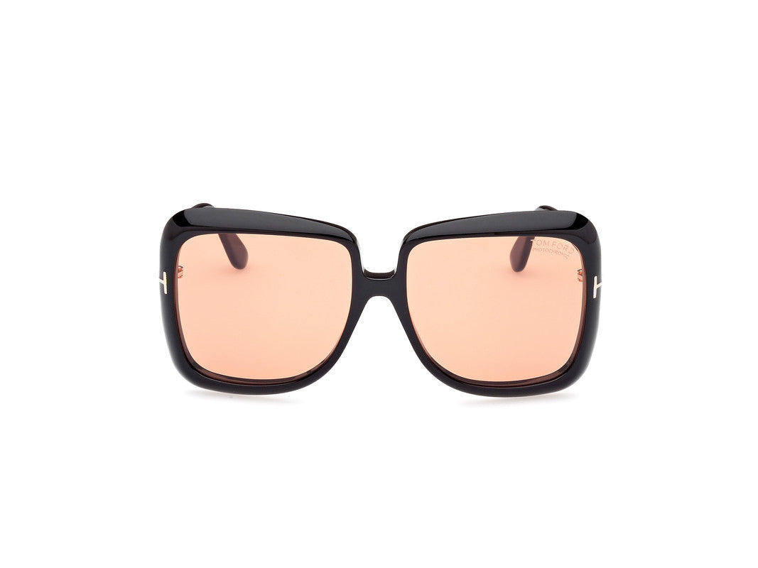 Shiny Black Female Sunglasses Tom Ford 889214524966