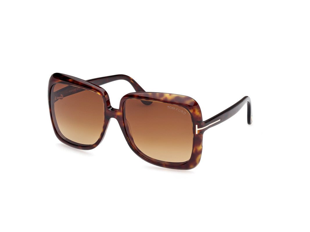 Dark Havana Female Sunglasses Tom Ford 889214524980