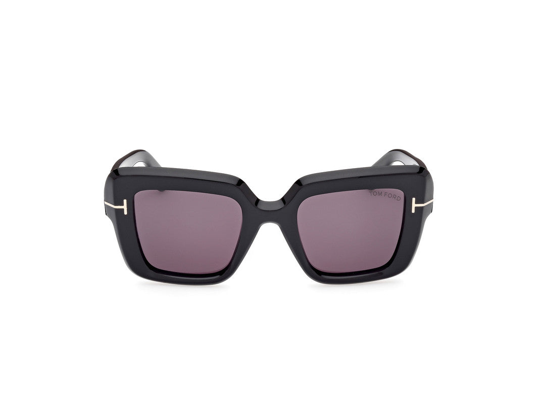 Shiny Black Female Sunglasses Tom Ford 889214524997