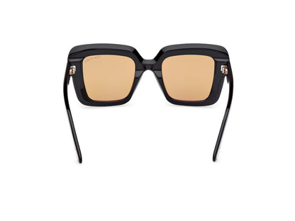 Shiny Black Female Sunglasses Tom Ford 889214525000