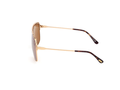 Shiny Deep Gold Male Sunglasses Tom Ford 889214551801