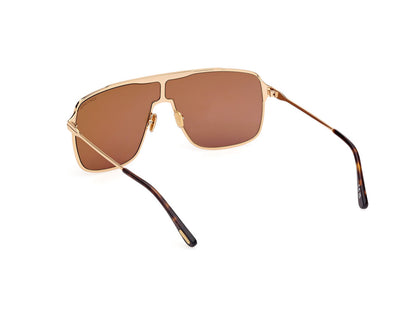 Shiny Deep Gold Male Sunglasses Tom Ford 889214551801