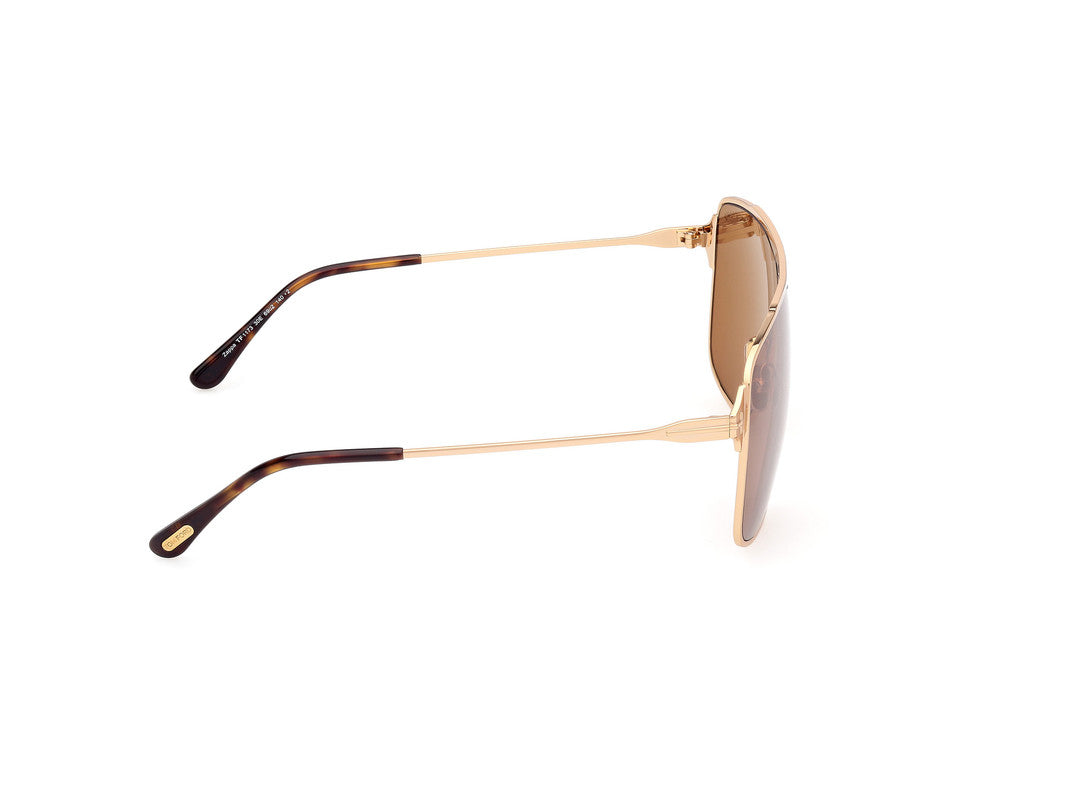 Shiny Deep Gold Male Sunglasses Tom Ford 889214551801