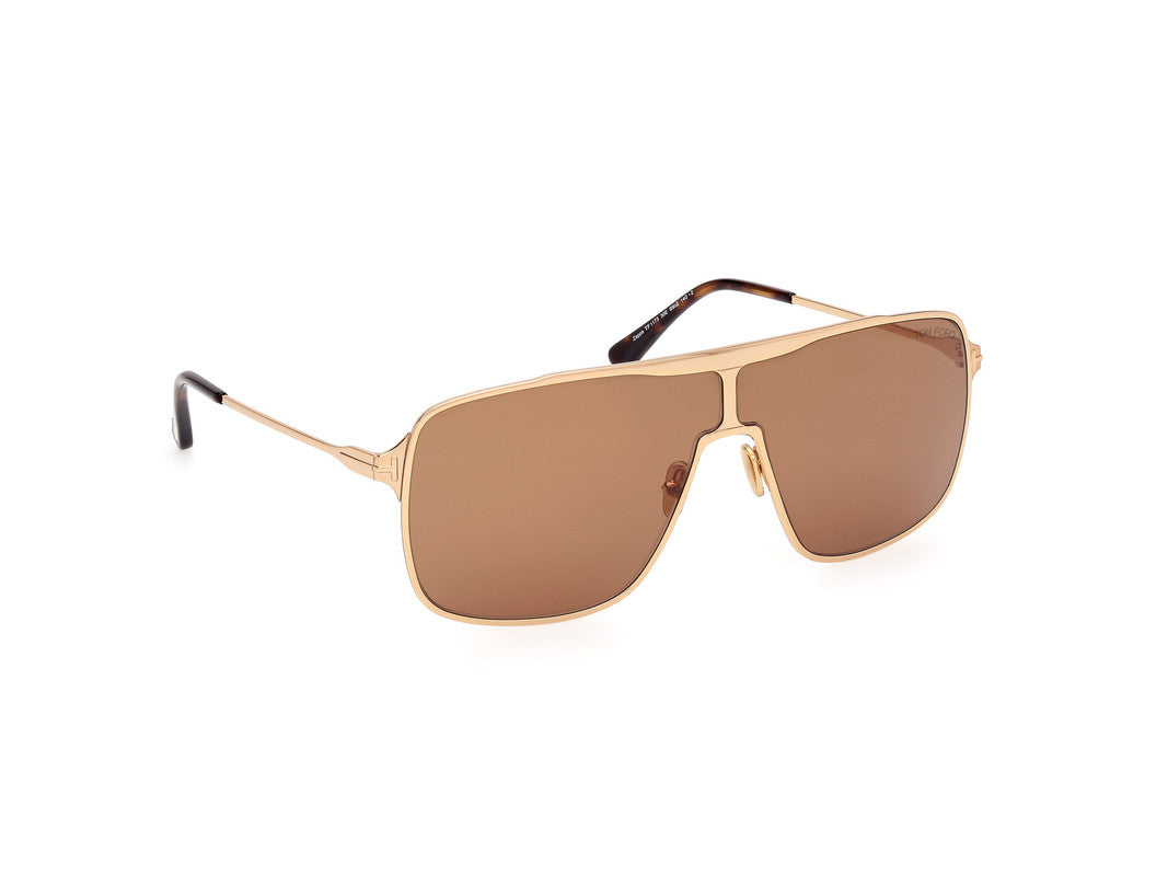 Shiny Deep Gold Male Sunglasses Tom Ford 889214551801