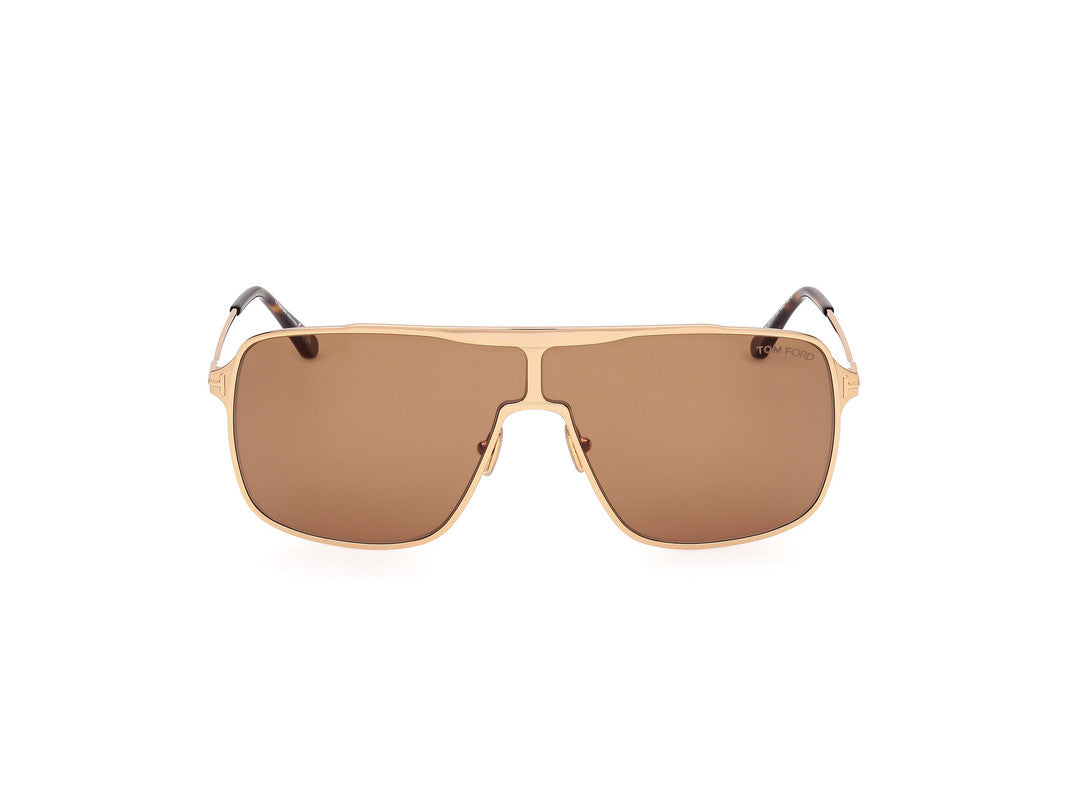 Shiny Deep Gold Male Sunglasses Tom Ford 889214551801