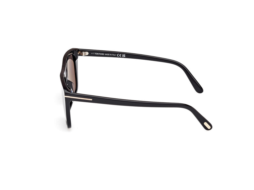 Shiny Black Male Sunglasses Tom Ford 889214548849