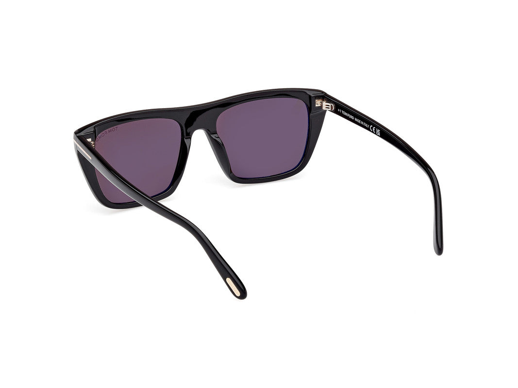 Shiny Black Male Sunglasses Tom Ford 889214548849