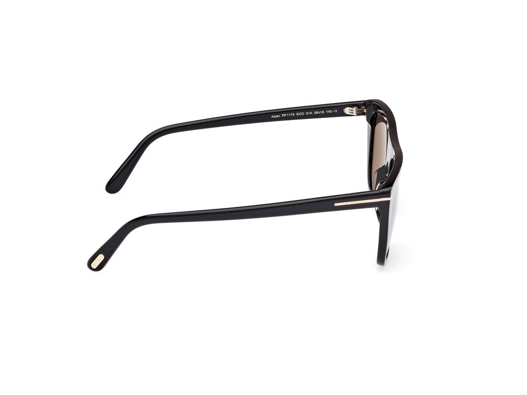 Shiny Black Male Sunglasses Tom Ford 889214548849